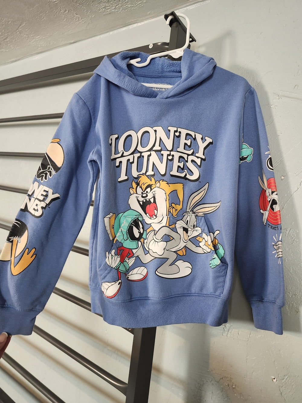 Warner Bros. Kids Blue Looney Tunes Character Hoodie